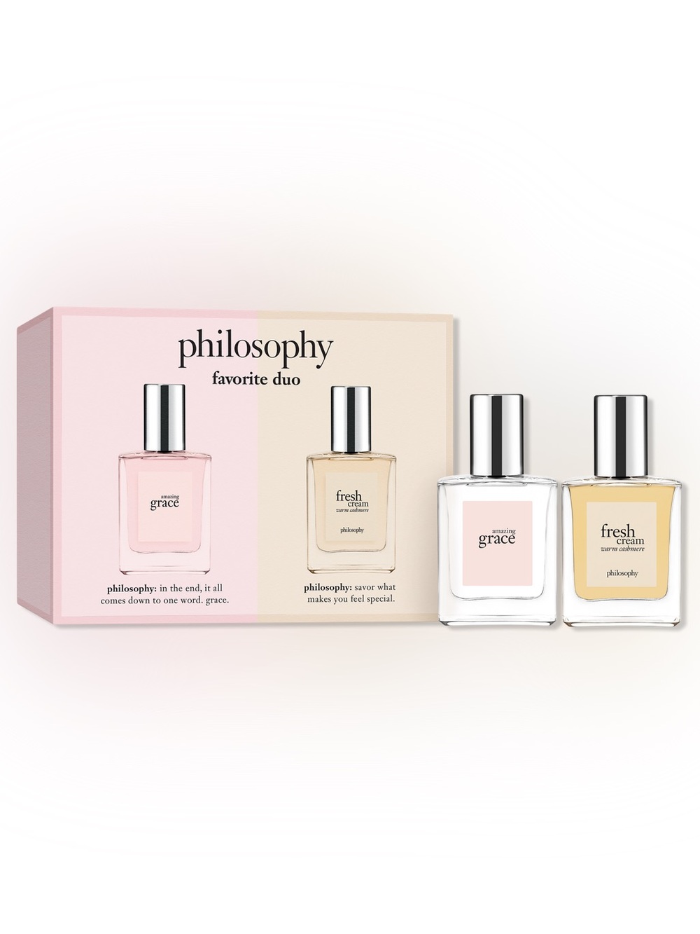 philosophy Favorite Duo/AMAZING GRACE+FRESH CREAM Warm Cashmere EDT’s NIB!